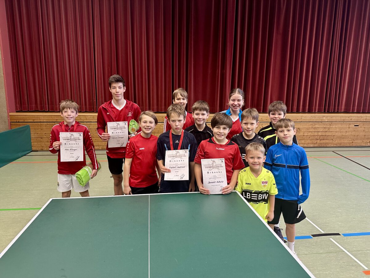 Tischtennis-Vereinsmeisterschaften beim SSV Kau 2025